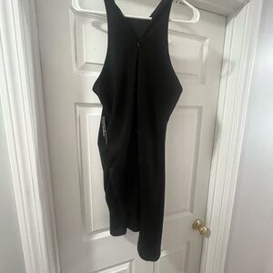 Lulu's Black Halter Sheath Midi Dress